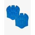 Blue silicone lemieux proice freeze gel pads with textured grid surface for proice freeze boots cooling comfort