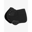 LeMieux ProSorb Plain 2 Pocket Close Contact Square Black Large Black Saddle Pads
