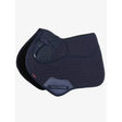 LeMieux ProSorb Plain 2 Pocket Close Contact Square Navy - Large / Navy - Saddle Pads