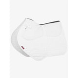 LeMieux ProSorb Plain 2 Pocket Close Contact Square White - Large / White - Saddle Pads