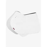 LeMieux ProSorb Plain 2 Pocket Close Contact Square White Large White Saddle Pads