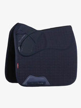 LeMieux ProSorb Plain 2 Pocket Dressage Square Navy Large Navy Dressage Saddle Pads