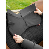 LeMieux ProSorb Plain 2 Pocket Half Pad Black - Corrective Saddle Pads