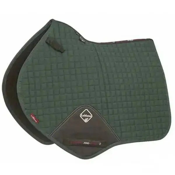 LeMieux Prosport Cotton Close Contact Saddlecloth Green Large Saddle Pads & Numnahs Barnstaple Equestrian Supplies