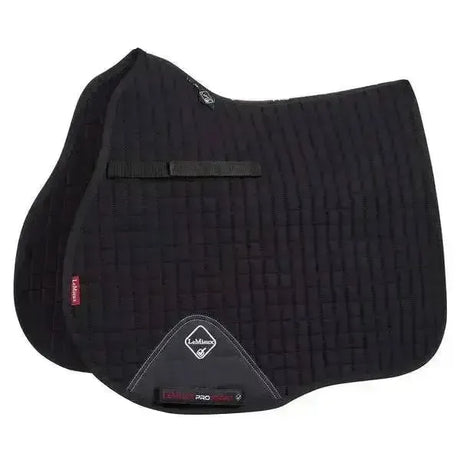 LeMieux Prosport Cotton GP Square Black Large Saddle Pads