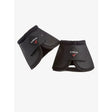 Black lemieux prosport proform ballistic over reach boots with mesh panels padded edges and no turn knob minimising