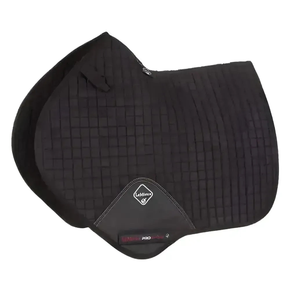LeMieux Prosport Suede Close Contact Saddle Pads Black Large Saddle Pads