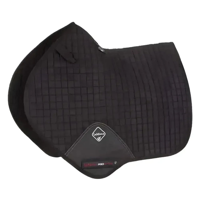 LeMieux Prosport Suede Close Contact Saddle Pads Black Large Saddle Pads