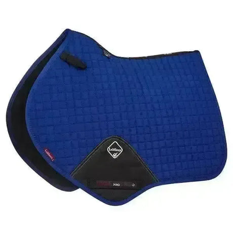 LeMieux Prosport Suede Close Contact Square Benetton Blue Large Saddle Pads