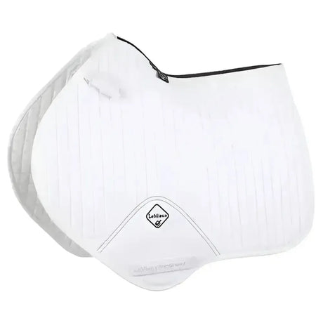 LeMieux Prosport Suede Close Contact Square White Large Saddle Pads
