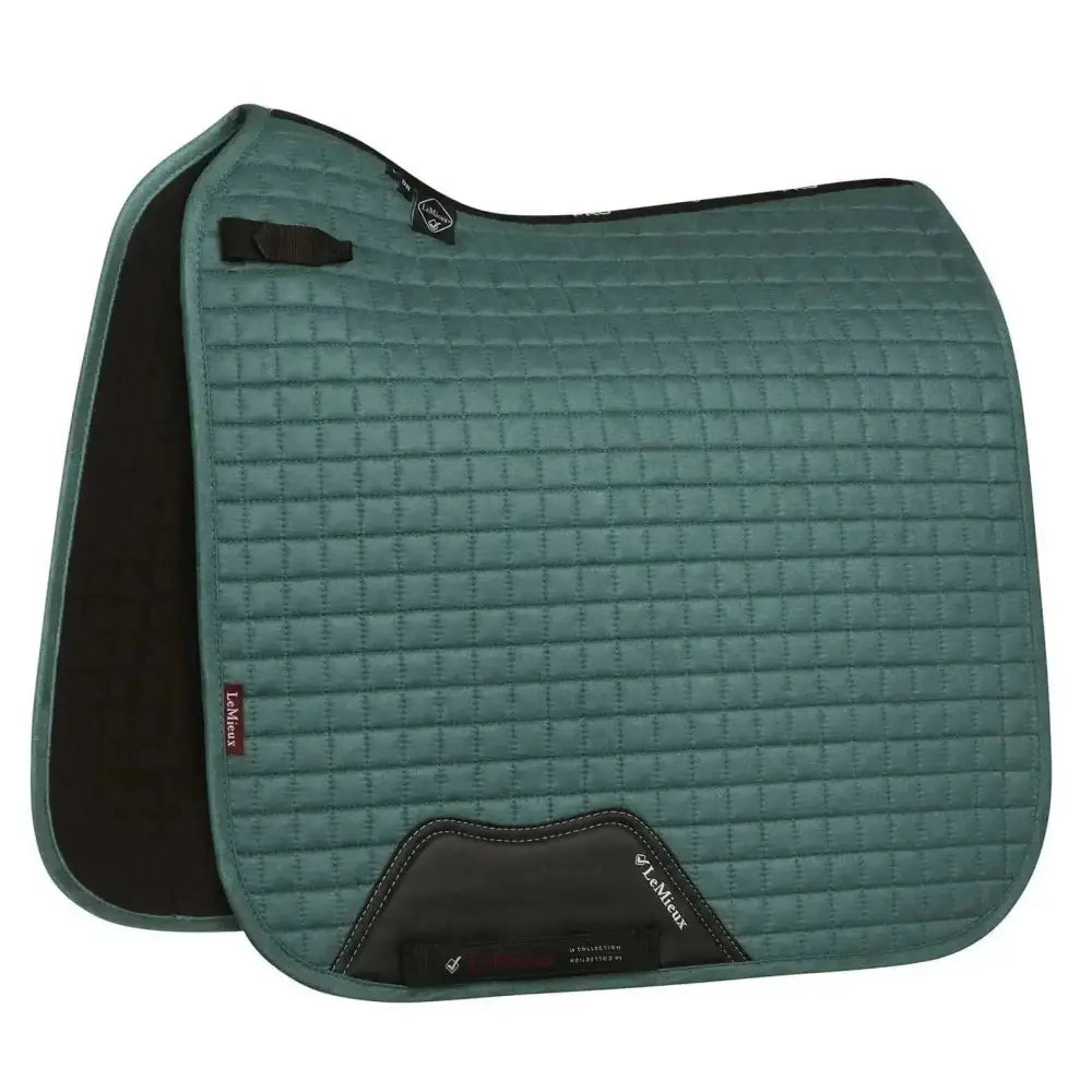 LeMieux Prosport Suede Dressage Square Sage Large Saddle Pads & Numnahs Barnstaple Equestrian Supplies