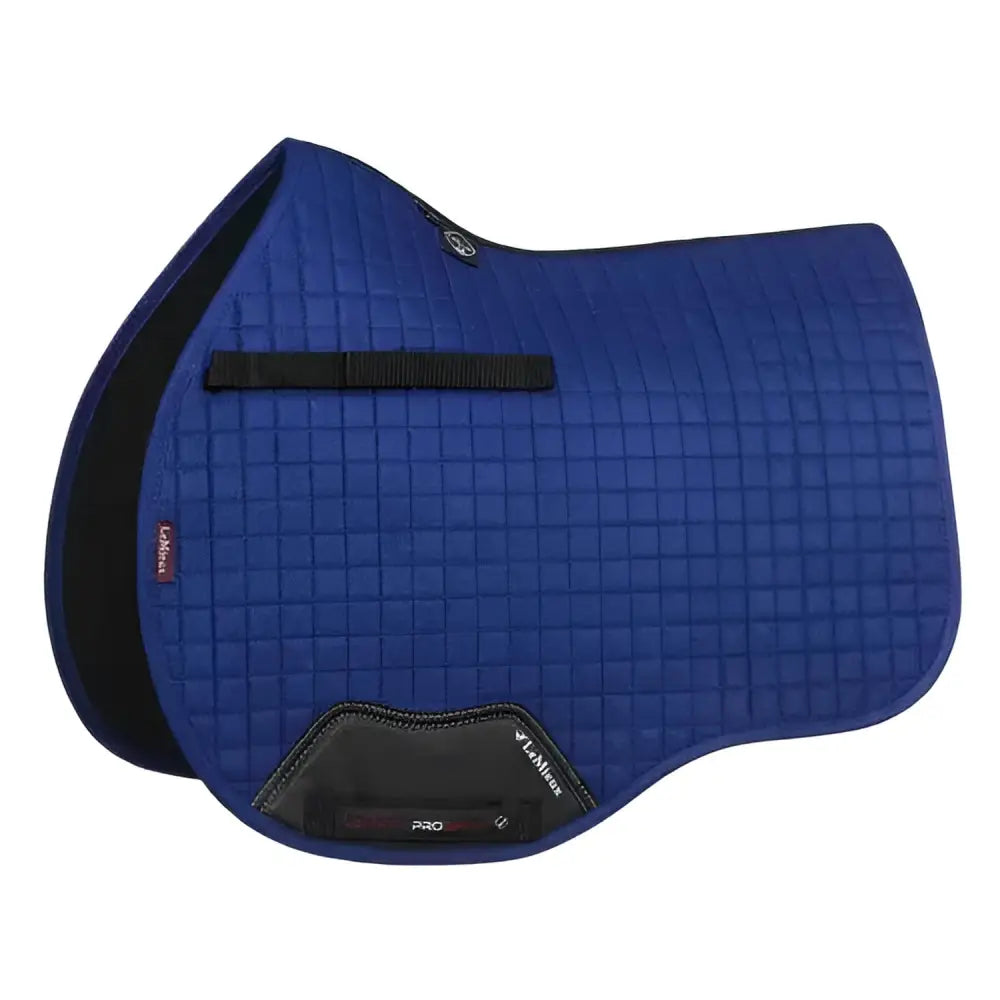 LeMieux Prosport Suede GP Square Benetton Blue Large Saddle Pads & Numnahs Barnstaple Equestrian Supplies