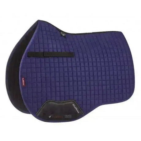 LeMieux Prosport Suede GP Square Ink Blue Large Saddle Pads & Numnahs Barnstaple Equestrian Supplies