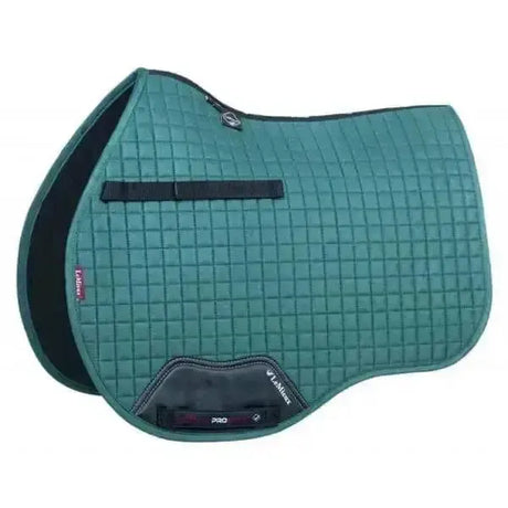 LeMieux Prosport Suede GP Squares Peacock Large Saddle Pads