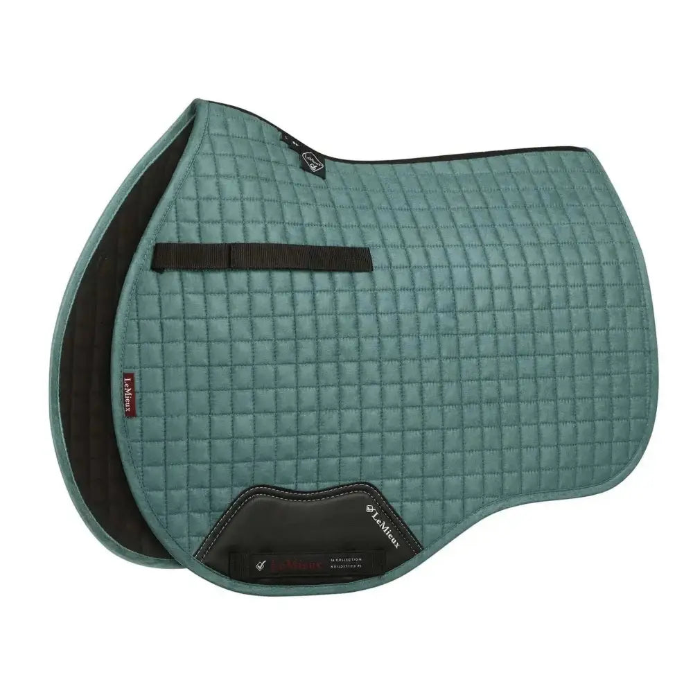 LeMieux Prosport Suede GP Squares Sage Large Saddle Pads & Numnahs Barnstaple Equestrian Supplies