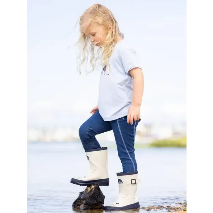 LeMieux Puddle Pals Kids Welly Palomino UK Child 8 Palomino Wellington Boots