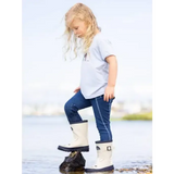 LeMieux Puddle Pals Kids Welly Palomino UK Child 8 Palomino Wellington Boots