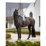 LeMieux Puissance Suede Dressage Square Black Small/Medium Black Dressage Saddle Pads