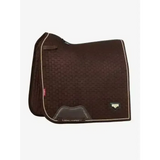 LeMieux Puissance Suede Dressage Square Brown Small/Medium Brown Dressage Saddle Pads