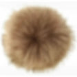 Lemieux Replacement Pom Poms Brown Hat Silks