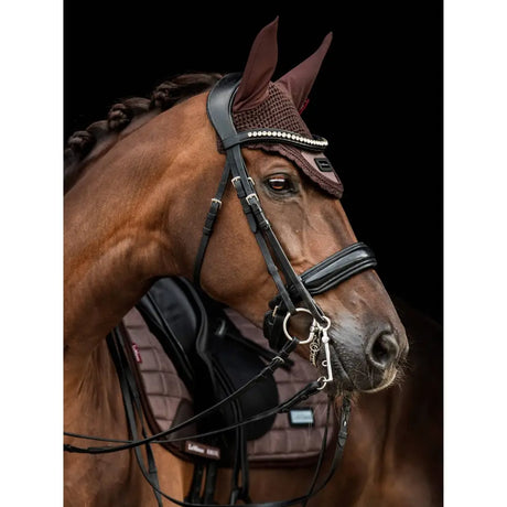 LeMieux Rhone Fly Hood Espresso Espresso Medium Barnstaple Equestrian Supplies