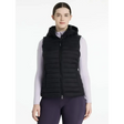 Lemieux Rose Hooded Puffer Gilet Black Black UK 6 Gilets