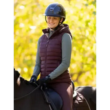 Lemieux Rose Hooded Puffer Gilet Damson Damson UK 6 Gilets
