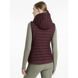 Lemieux Rose Hooded Puffer Gilet Damson Damson UK 6 Gilets