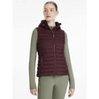 Lemieux Rose Hooded Puffer Gilet Damson Damson UK 6 Gilets
