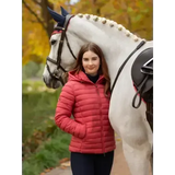 Lemieux Rose Hooded Puffer Jacket Cranberry Cranberry UK 6 Outdoor Jackets