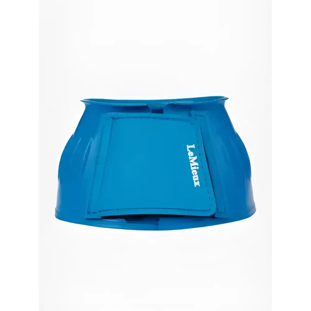 Bright blue lemieux rubber bell boot in benetton blue with padded lining and ladinox branding on the side