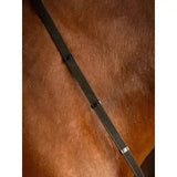 LeMieux Rubber Grip Continental Reins Havana/Silver Cob Havana/Silver Continental Reins