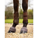 LeMieux Rubber Pull On Over Reach Boots Brown Small Brown Over Reach Boots