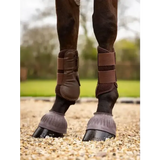 LeMieux Rubber Pull On Over Reach Boots Brown Small Brown Over Reach Boots