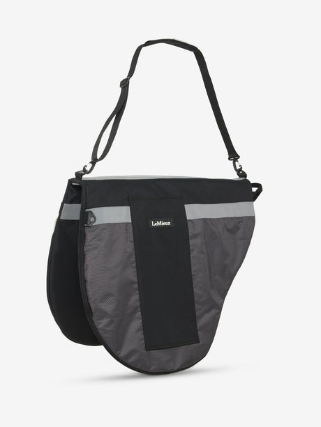 LeMieux Saddle Carry Bag Black Black One Size Saddle Bags