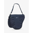 Dark navy blue lemieux saddle carry bag with sleek curved design and adjustable shoulder strap perfect for easy carrying