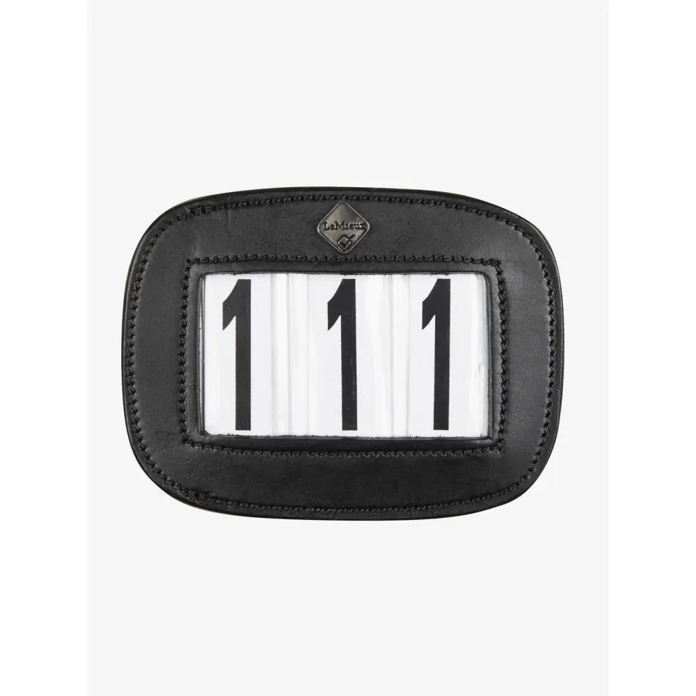 LeMieux Saddle Number Holder Black - Black - Number Holders