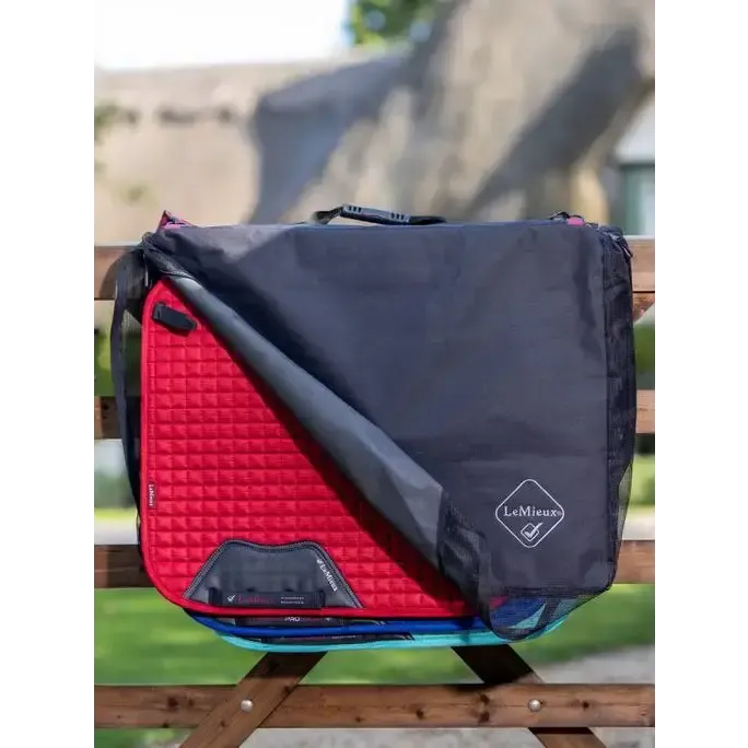 LeMieux Saddle Pad Bag Black One Size Black Saddle Bags