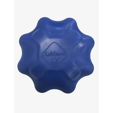Blue star-shaped lemieux safety stud tap blue massage ball made of smooth plastic with specially designed handle
