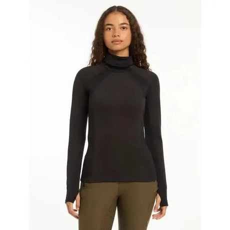 Lemieux Sara Snood Base Layer Black UK 6 Black Base Layers