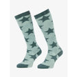 Lemieux Sasha Star Fluffies Petrol Junior Petrol Riding Socks