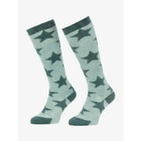 Lemieux Sasha Star Fluffies Petrol Junior Petrol Riding Socks