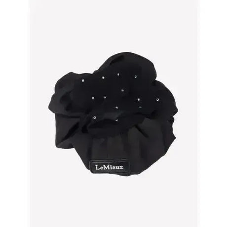 LeMieux Scrunchie with Crystal Hair Net Black/Black Black/Black One Size Hair Nets