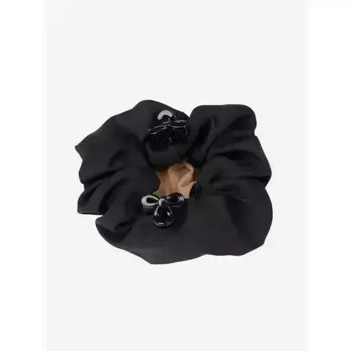 LeMieux Scrunchie with Crystal Hair Net Black/Blonde Black/Blonde One Size Hair Nets