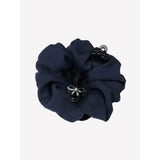 LeMieux Scrunchie with Crystal Hair Net Navy/Black Navy/Black One Size Hair Scrunchies