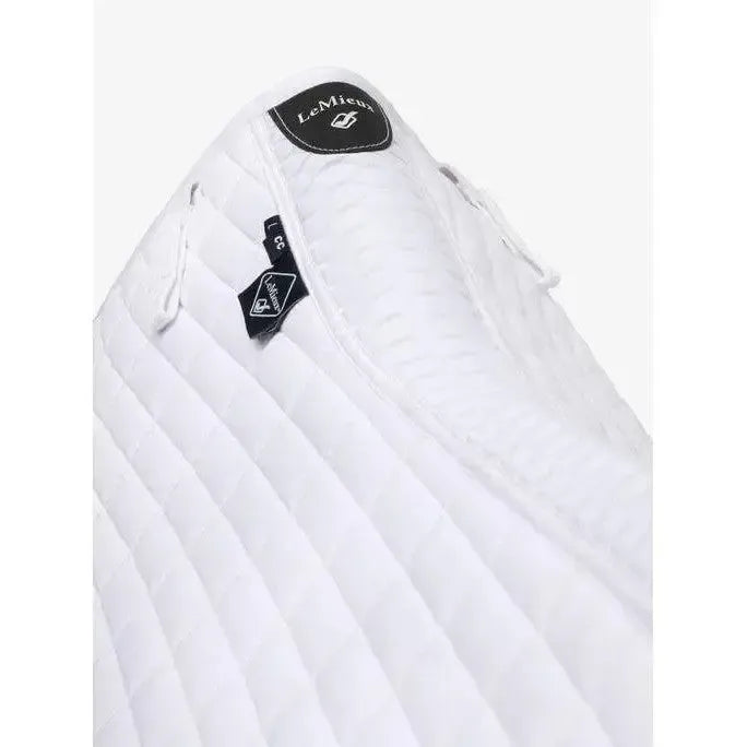 LeMieux Self-Cool Close Contact Square Arctic White Large White Saddle Pads