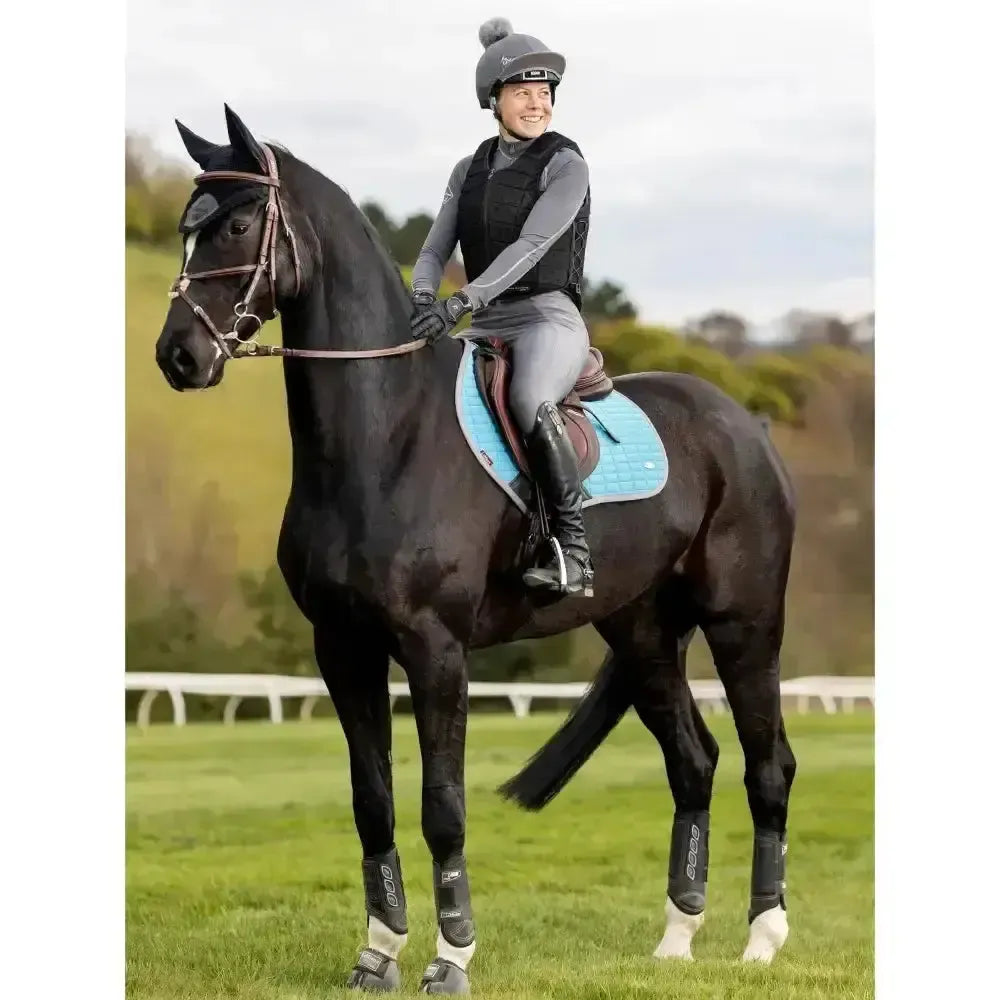 LeMieux Self-Cool Close Contact Square Cool Blue Cool Blue Large Saddle Pads