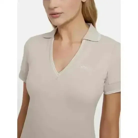 Lemieux Serena Sports Polo Stone Stone UK 6 Polo Shirts
