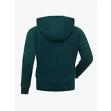 Dark green lemieux sherpa lined lily hoodie with long sleeves and ribbed cuffs perfect for cold winter days