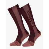 LeMieux Silicone Performance Sock Merlot Junior Riding Socks Barnstaple Equestrian Supplies